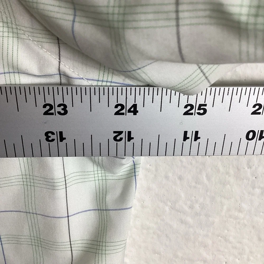 Banana Republic Mens Button Up Shirt Sz XL 17-17.5 Long Sleeve Plaid Excellent